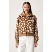 adidas Originals kratka jakna ženska Animal Print Firebird