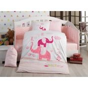 Lessentiel Maison Baby posteljina Preety, 100x150cm, roza