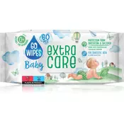 GoWipes Extra Care vlažni čistilni robčki za otroke za občutljivo kožo 0+ 60 kos