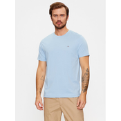 Gant Majica Shield 2003184 Svetlo modra Regular Fit