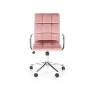 Halmar Pisarniški stol GONZO 4 pink velvet (1p=1szt)