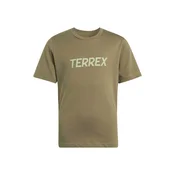 ADIDAS TERREX Funkcionalna majica svetlo bež/kaki