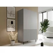 Ormar Houston G106 Siva, 185x80x54cm, Porte guardarobaVrata ormari: Klasicna vrata