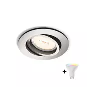 Philips - LED RGBW prigušiva ugradno svetlo za spušteni plafon DONEGAL 1xGU10/4,8W/230V + daljinski upravljac