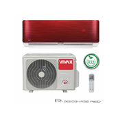 Klima uređaj Vivax R+ Design ACP-12CH35AERI+, 3.5kW, 3D Inverter, Ionizator, Wi-Fi ready - Red