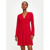 TWINSET Vsakodnevna obleka 242TT2171 Rdeča Loose Fit