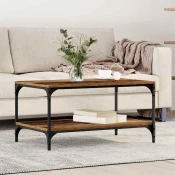 vidaXL Klubska miza Star les 80 x 50 x 40 cm Konstruiran les