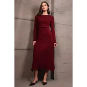 Trend Alacati Stili Ženska haljina Alc-X15007, Bordo