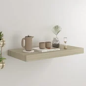Plutajuca zidna polica boja hrasta 50 x 23 x 3,8 cm MDF