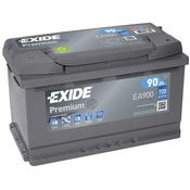Exide akumulatorja lator Exide premium EA900. 90D+ 720A(EN) 315x175x190 90Ah