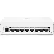 HPE Networking Instant On Switch Series 1430 8-Port Gb Unmanaged Layer 2 Ethernet Switch | 8X 1G | Fan-Less | US Cord (R8R45A#ABA)