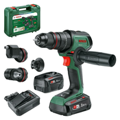BOSCH 06039E2104 AdvancedImpact 18V-80 QuickSnap Akumulatorska vibraciona bušilica 2.0Ah + 4.0Ah + Punjac + Kofer