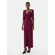 Rinascimento Večerna obleka CFC0125271003 Bordo rdeča Slim Fit