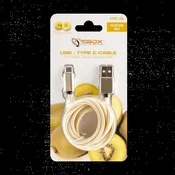 S BOX Kabl USB A / Type C Fruity 1 5 m Gold