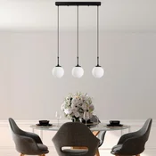 Opviq Luster Orbital-15-14011, 65x15x115cm, IP20, Belo-crni