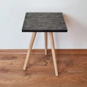 Hanah Home Klub sto Shp329, 35x42x35 cm, Tamnosivi