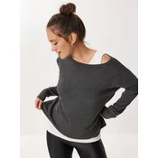 Happiness Istanbul Bluza Blusen siva