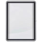 Oglasna ploča magnetna-stekleno krilna vrata 75,2x69,2x3,7cm nobo 1902558 bela