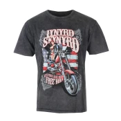 Metal majica moška Lynyrd Skynyrd - Ride Free Stone Wash - ROCK OFF - LSSTNW11MC