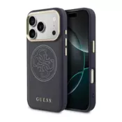 Maska Guess Perforated 4G MagSafe za iPhone 17 Pro tamno plava