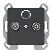 Lumina RTV vtičnica črna WL3013