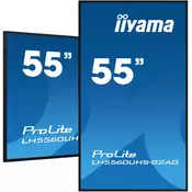 iiyama 55 4K UHD professional digital signage display with advanced control and connectivity options