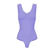 cfab Oblikovanje postave Tank Bodysuit Sculpting Shapewear mit String vijolično modra