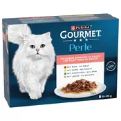 4 + 1 gratis! 5 x Gourmet Perle - Mega pakiranje: Odabrane trakice u umaku 5 x (8 x 85 g)
