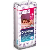 Huggies noćne pelene Dry Nites Large 8-15 godina, za djevojke, 9 komada
