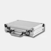 karella | PAK Luxus | Aluminijasta pikado torbica | Srebrna