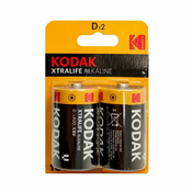 KODAK XTRALIFE ALKALINE D LR20 x2