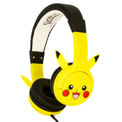 Oceania Trading LTD Pikachu With Ears otroške slušalke, rumene