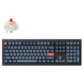 Tipkovnica KEYCHRON V6M-D1 Black RGB 100% Lay BT 2.4GHz Wired Red Switch