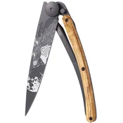 Džepni nožic Deejo Olive Wood - Howling, 37 g