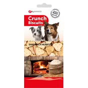 FLAMINGO Hrskavi biskviti za pse Sandwich Hearts, 500g