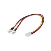 Akyga 3-pin / 2x 3-pin adapter - AK-CA-52