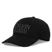 Calvin Klein Kapa s šiltom Corduroy Graphic 5 Panel Cap LV04D5064G Črna