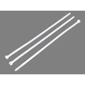 shumee Kabelske vezice, kabelske vezice, vezice za vezice, kabelske vezice, 9,0 x 900 mm 100 kos v vrečki, prozorne, UV obstojne, Teger