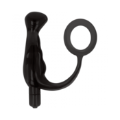 Stimulator prostate z erekcijskim obročkom Addicted Toys 10cm