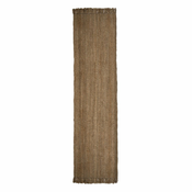 Rjav tekač iz jute Flair Rugs Jute, 60 x 230 cm