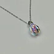 Alp Crystal Ženska ogrlica PDR18LUXP AB, Srebrne boje