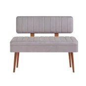 Hanah Home Trpezarijska klupa Vina 0701 110x85x36cm Orah