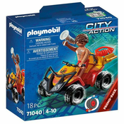 Playmobil Playset Playmobil City Action Rescue Quad 18 Kosi 71040
