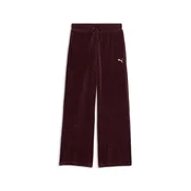 PUMA Velour Hoodie Women, Clothing, Aubergine, S