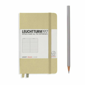 Notebook Pocket (A6) Hardcover, Linije, Sand