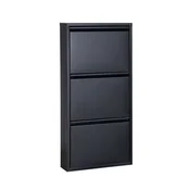 HANAH HOME Ormar za cipele Torino 3 Black