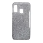 MM TPU MOTOROLA E7 POWER GLITTER srebrna