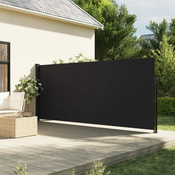 Uvlaciva bocna tenda 160 x 600 cm crna