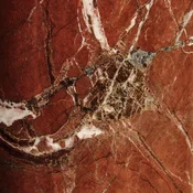 Namizna svetilka Gubi Gravity Large, rdeči marmor, kremasto platno - Dnevna soba/jedilnica - Dizajn - rdeča, krem - Kamen