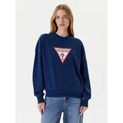 Guess Jeans Jopa W5YQ12 KCXQ1 Mornarsko modra Oversize